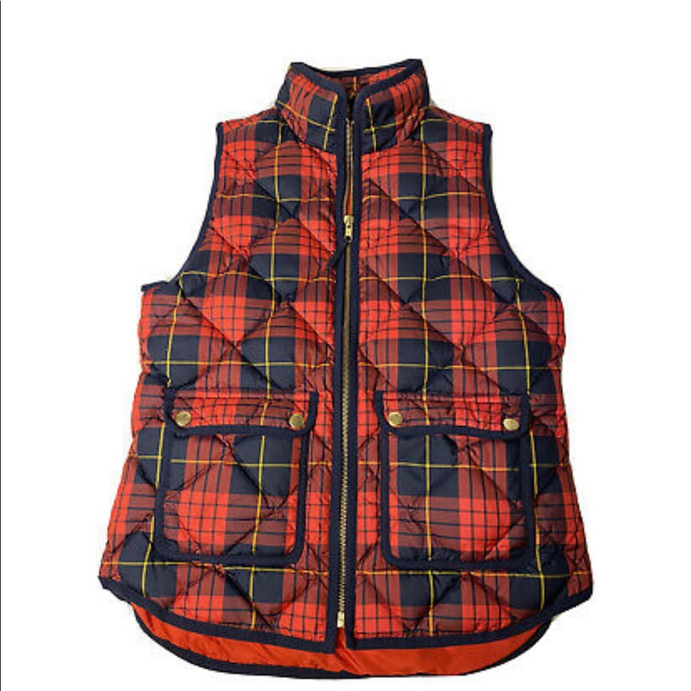 J Crew Tartan vest